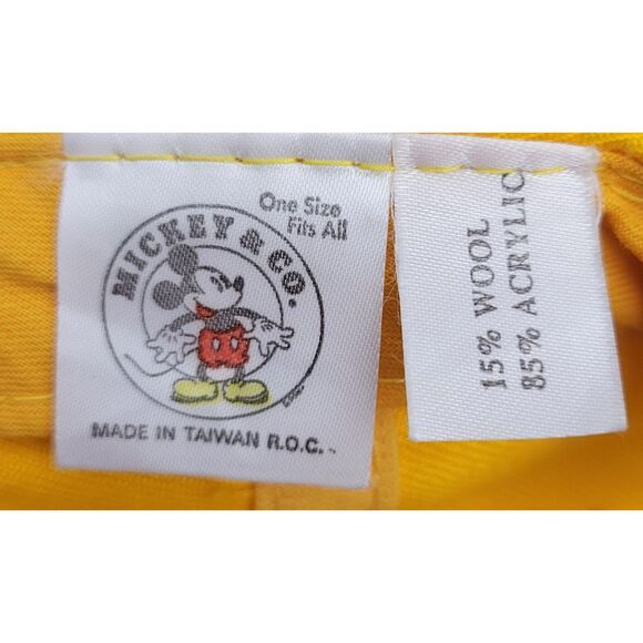 VTG Disney Universal Mickey & Co Snapback Multicolored Cap Embroidered 15% Wool - Picture 8 of 13